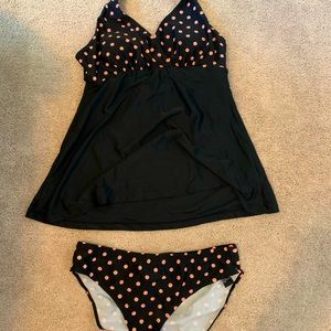 Maternity Two Piece Polka Dot Swimsuit